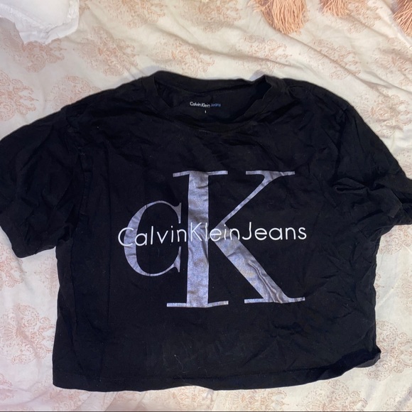 Calvin Klein cropped T-shirt - Picture 1 of 3